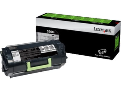 Lexmark 52D2X00 nr. 522X toner cartridge zwart extra hoge capaciteit (origineel)