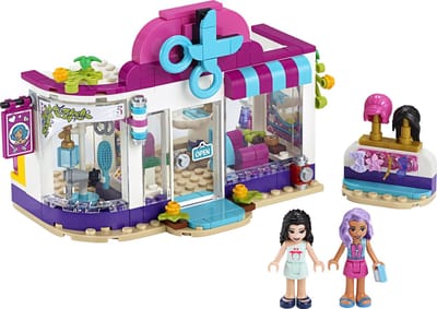 LEGO 41391 Friends Heartlake City Kapsalon Set met Kapper Emma, Constructie Speelgoed met haaraccesoires voor Kinderen vanaf 6 jaar