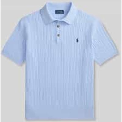 slim fit poloshirt van katoen knitwear