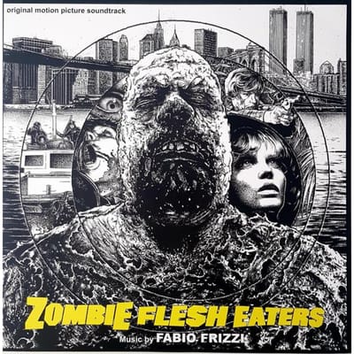 LP Plaat FABIO FRIZZI - Zombie Flesh Eaters - Originele Moti LPF091 Beat Records Co 2022 Italië Soundtracks & Musicals gray