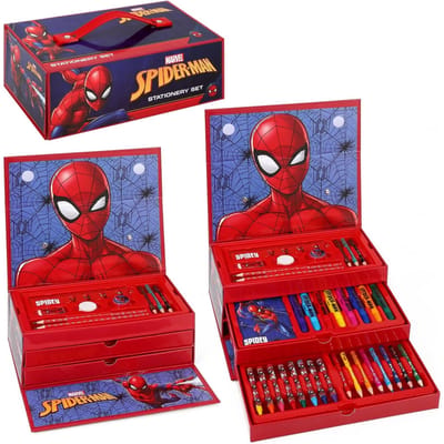 Spiderman Kleurdoos met Lade - Web