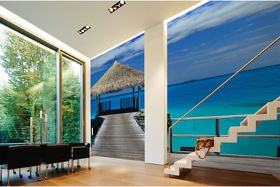 Fotobehang Malediven DD100259 A.S. Création XXL World Trip | 3D Fotobehang op maat