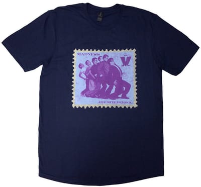 Madness - Stamp Heren Tshirt - S - Donkerblauw