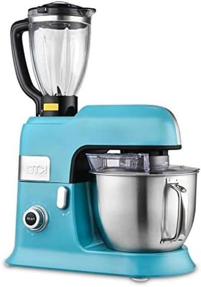 Keukenmachine 6.5L - Kneedmachine Mixer - Bakken en Koken - 1300W Krachtig Vermogen - 10 Snelheden - Blauw