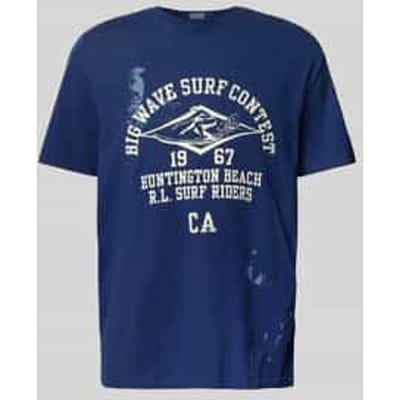 Classic fit T-shirt met ronde hals