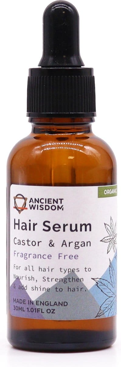 Ancient Wisdom -haarserum 30 ml - ongeparfumeerd - haarverzorging - serum - haarproduct - haarolie