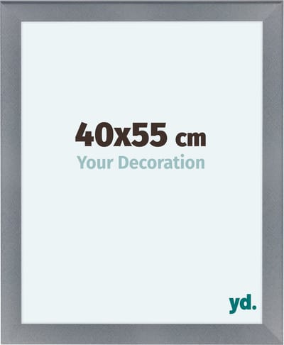 Your Decoration - Fotolijst 40x55 cm - MDF - Aluminium Geborsteld - Como