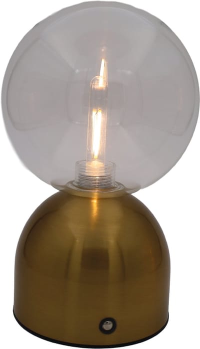 Luxus Europe - Tafellamp Touch Lina Goud - Draadloze LED Tafellamp Binnen - USB-C Oplaadbaar - Touchbediening - Dimbaar - 3 Lichtkleuren