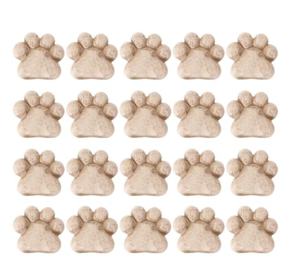 Decoratieve Stenen - Kattenpootjes - Tuin Decoratie - Weerbestendig Hars - 20 Stuks - Grijs