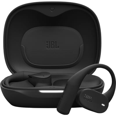 JBL Sense Lite - Open ear Oordopjes - Oortjes Draadloos - Bluetooth - Sport Oordopjes - Sporten - Hardlopen - 32 uur - Spatwaterdicht - IP54 - Zwart