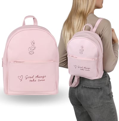 DISNEY Daisy Ruime leren damesrugzak, stadsrugzak, jeugdrugzak 22x10x27,5 cm