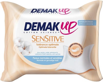 DEMAKUP Sensitive reinigingsdoekjes - 1 x 23 stuks