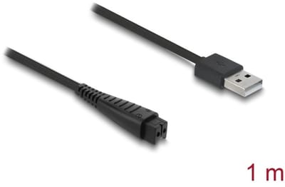 Delock USB Charging Cable 4.8 V for Electric Shavers compatible with Panasonic ES-LV97, ES-LA63, RE7-51, RE7-59 series - shaver charger replacement cable 1.5 m