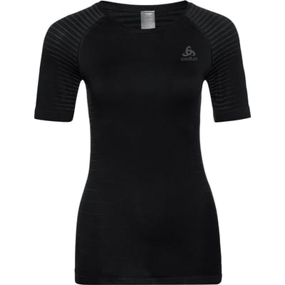 Odlo - Maat M - Bl Top Crew Neck S/S Performance Light Dames Thermoshirt - Black