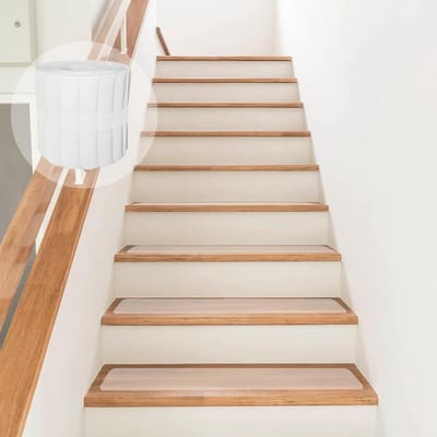 GELLDG Transparante antislip trapmatten - 15 stuks - Antislipstrips - Zelfklevende antislip trapmatten - Trapbescherming - 10 x 60 cm