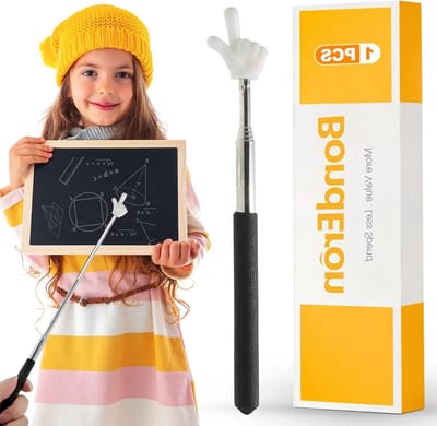 Verlengbare Telescopische Pointer Stick van RVS 21-68 cm voor Presentaties, Onderwijs en Klassikale Activiteiten
