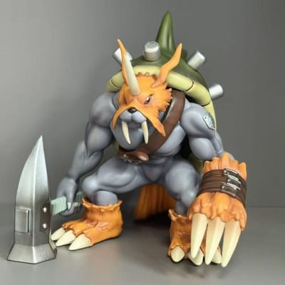 Op voorraad Anime Digimon Adventure Zudomon Figuur Pvc Standbeeld Kamerdecoratie Poppenset Model Speelgoed Verjaardagscadeaus Duurzaam black