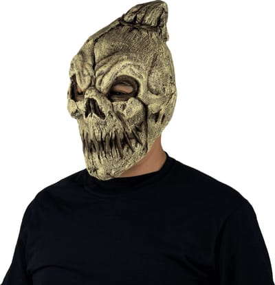 Partychimp Hay-man Hoofdmasker Halloween Eng Horror Masker voor bij Halloween Kostuum Volwassenen Carnaval Halloween Masker Halloween Maskers Volwassenen - Latex - One size