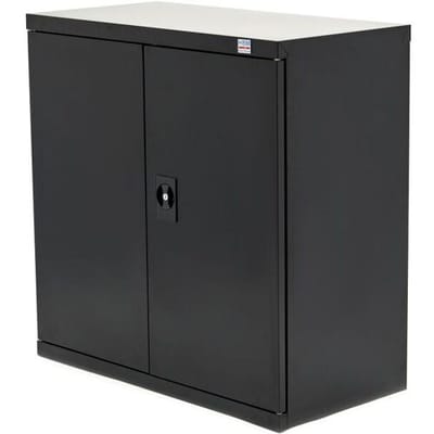 HBM Gereedschapskast 90 x 45 x 90 cm. met 3 Planken zwart