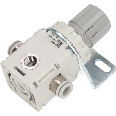 Soupape de pression de vide Type SMC Régulateur de pression de vide pneumatique avec support pour tuyaux OD 8 mm