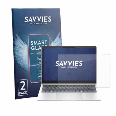 2 Stuks Savvies Screenprotector - geschikt voor HP EliteBook 8 G2i 13" - beschermfolie glas transparant