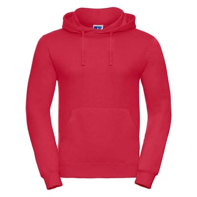 Russell Effen Heren Hoodie (Klassiek rood)