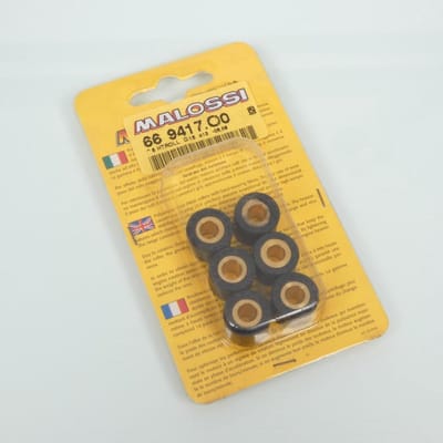 Galet rouleau de variateur Malossi pour Scooter CPI 50 Popcorn Avant 2017 15x12 8.7Grs / 66 9417.O0 Neuf