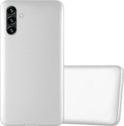 Cadorabo Hoesje geschikt voor Samsung Galaxy A13 5G in METALLIC ZILVER - Beschermhoes gemaakt van flexibel TPU silicone Case Cover
