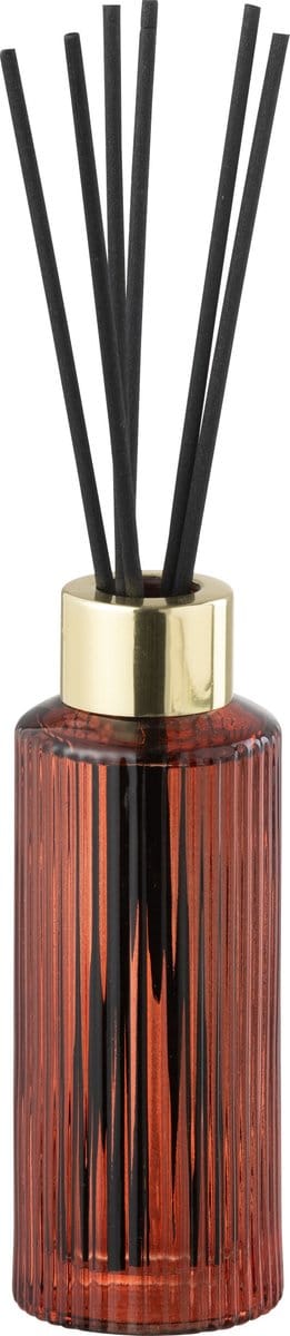 J-Line geurstokjes Olive & Frank Incense - glas - rood - small