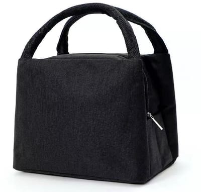 Koeltassen - Lunchtas – 23.5x13x20 cm - 6 Liter - Isolatie - Kationisch Verdikt Oxford-stof - Handvat Riem - Koeltas - Lunch Bag - Geïsoleerde zwart