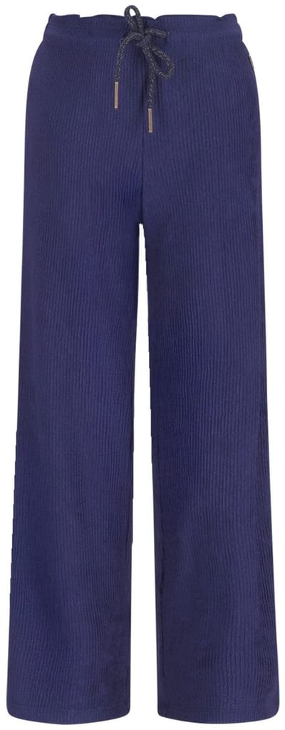 Like Flo - Fenna Flo girls satin plissé pants - Navy - Maat 104