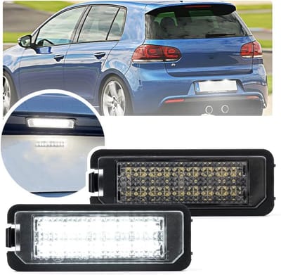 Canbus LED Kentekenplaatverlichting voor VW Golf, Polo, Passat, Seat, Skoda & meer - Foutmelding Vrij