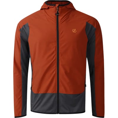 Dare2B Heren Endurance Windbestendige Waterafstotende Stretch Midlayer met Capuchon