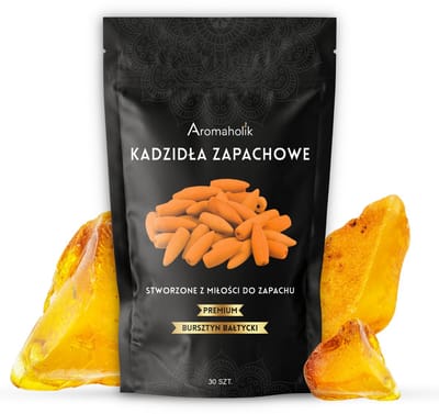 Aromaholik - Wierookkegels Backflow - Baltische Amber - 30 stuks - XL - Waterval Effect - Natuurlijk
