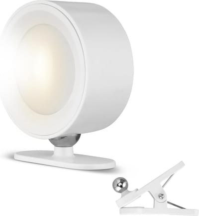 Draaibare LED Klemlamp met Accu - Dimbaar Wandlicht voor Binnen met 360° Flexibele Arm