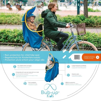 Kinderfiets Zitjehoes - Regenhoes Fietsstoel - Bescherming Kinderen - Universele Pasvorm - 1-5 Jaar - Blauw