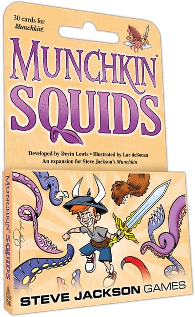 Munchkin Squids - Uitbreiding - Engelstalig - Steve Jackson Games