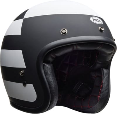 Bell C500 Parlor Matt Wit Zwart Jethelm - Helm