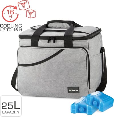 bomoe IceBreezer KT39 opvouwbare koeltas - koelbox voor onderweg - 39x28x29 cm - 25 liter - picknicktas perfect voor barbecues of festivals