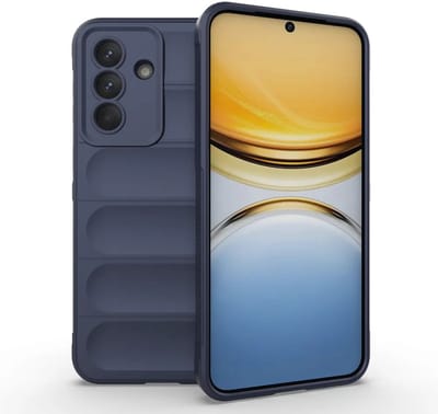 MobyDefend Hoesje - Geschikt voor Samsung Galaxy A37 - TPU Gripcase - Blauw