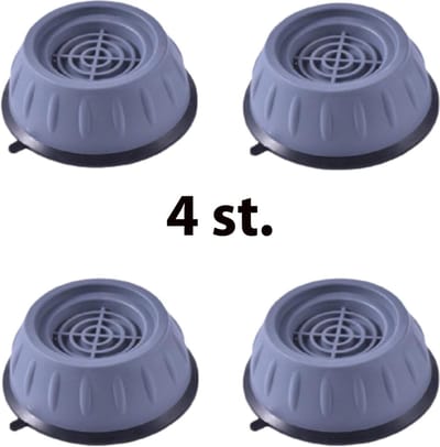New Age Devi - Optimaliseer uw waservaring met New Age Devi's Wasmachine Demper - Trillings- | demper - Anti Slip - Schokdemper - Anti Tril - Wasmachine Voetjes - Vibratiedempers - Verhoger - 4 Stuks - Grijs