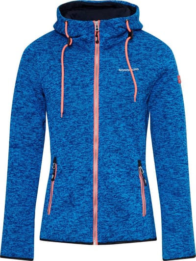 Nordberg Elise Fleece Vest - Dames - Blauw Melange - Maat M