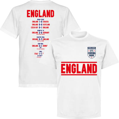 Engeland EK 2021 Road To The Final T-Shirt - Wit - XS