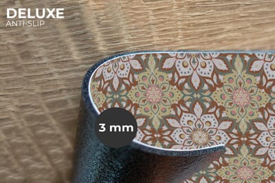 Placemats - 6 stuks - 45x30 cm - Placemat kunststof - Mandala - Bohemian - Bloemen - Patronen - Borden onderleggers - Decoratie voor op tafel - Keuken tafeldecoratie accessoires - Vinyl onderlegger - Tafelversiering