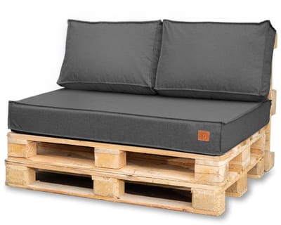 Blomster Tuinkussens Set voor Tuinmeubels en Palletmeubels - Waterafstotend - Voor Balkon, Terras en Tuin - 120x80x15 cm