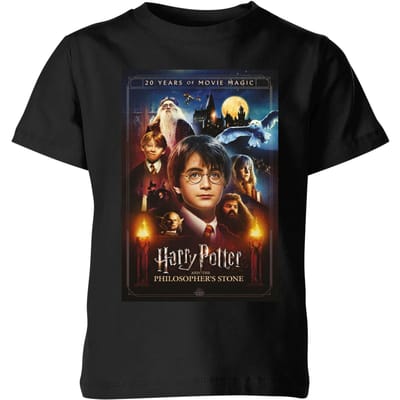 Harry Potter Philosopher's Stone Kids' T-Shirt - Black - 98/104 (3-4 jaar)