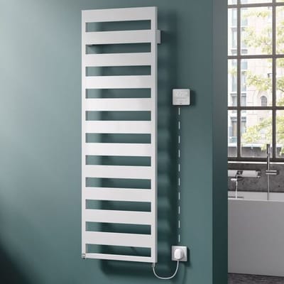 Kermi Casteo-E bathroom radiator 60 x 3 x 180.6 cm incl. electric set WFS right CTE101800602FXK