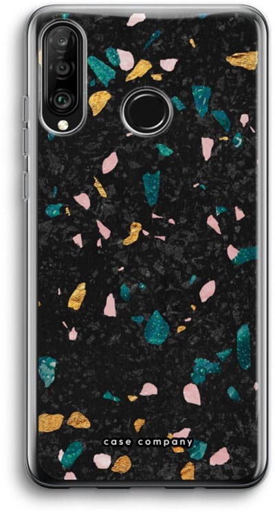Case Company® - Hoesje geschikt voor Huawei P30 Lite hoesje - Terrazzo N°10 - Soft Cover Telefoonhoesje - Bescherming aan alle Kanten en Schermrand