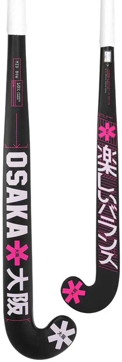 Osaka Mid Bow 10 Veldhockey Stick Roze 35´´