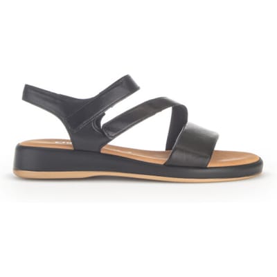 Gabor Leren Dames Sandalen - Zwart - 38.5